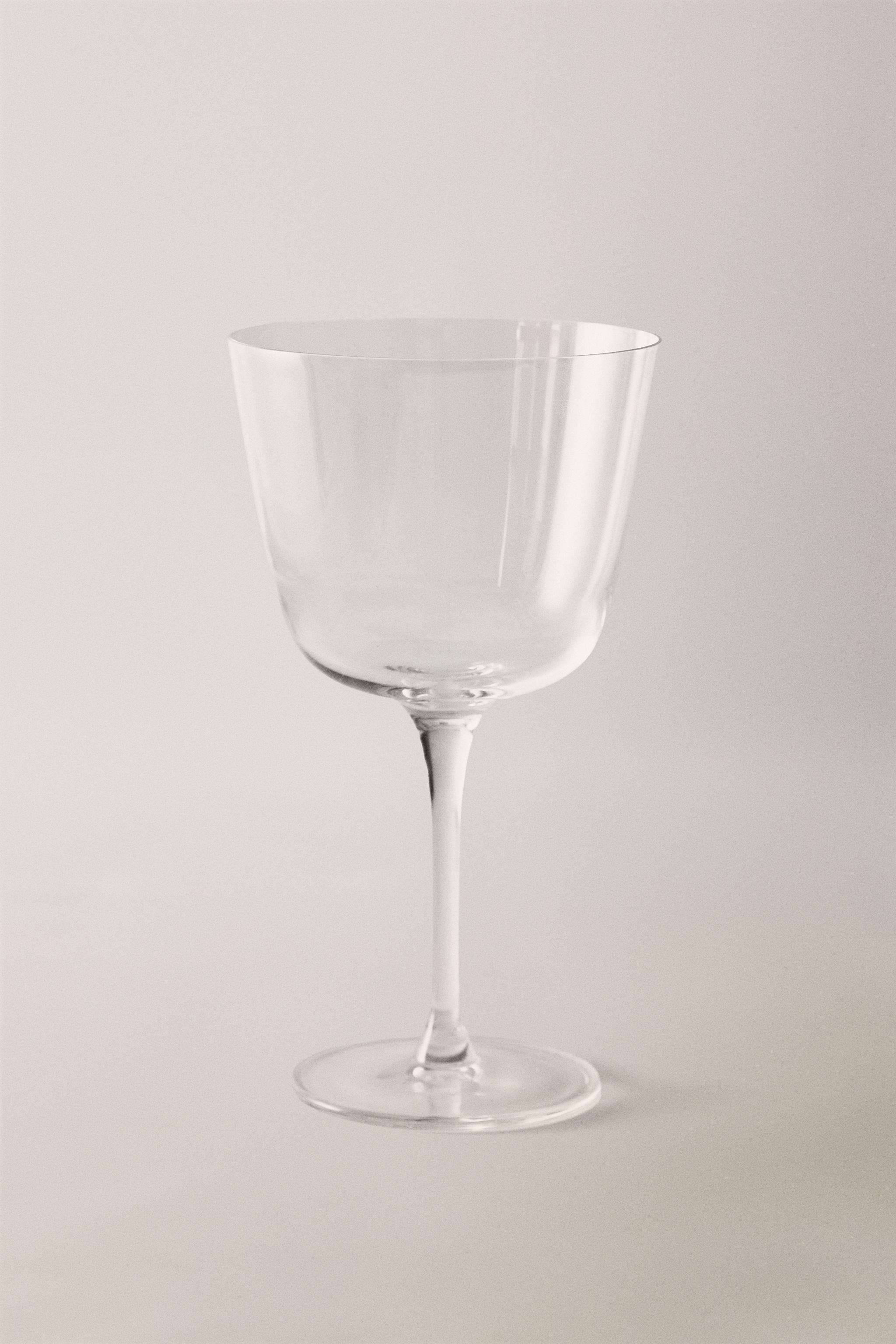VERRE À VIN CRISTALLIN BASE PLATE